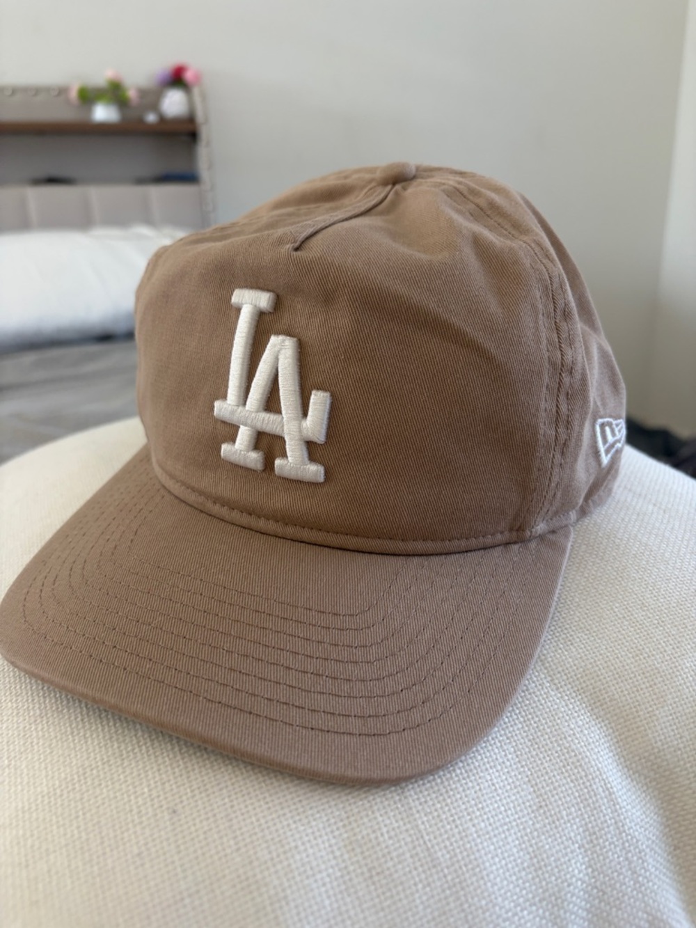New Era Kids Tan LA Embroidered Baseball Cap